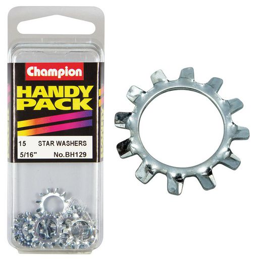 Champion Auto Parts — Champion Star Washers 5/16in. — part number BH129