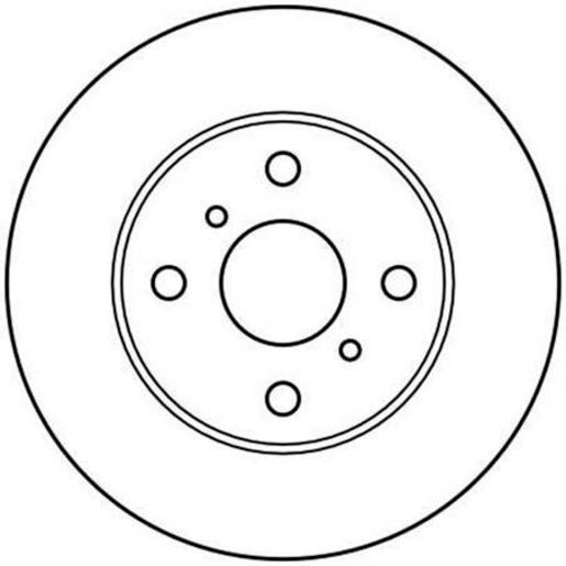 TRW — TRW Disc Brake Rotor 243mm x 17 Min — part number DF1441S