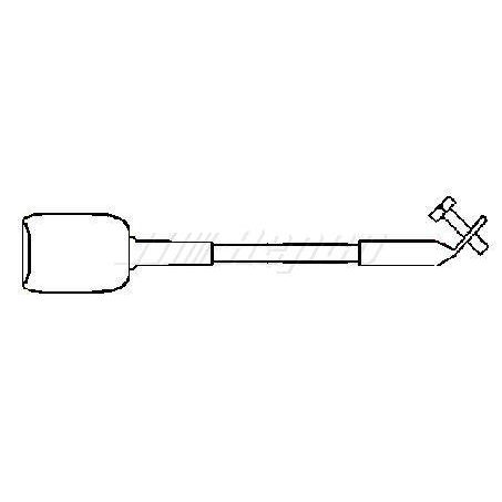 APV — 350MM LEFT FLOOR MNT BUCKLE-EA — part number LH350