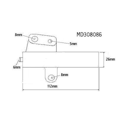 RBH — RBH Timing Belt Tensioner — part number MD308086