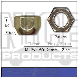 Nice — Nice Products Wheel Nut — part number NN321