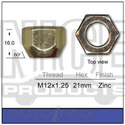 Nice — Nice Products Wheel Nut — part number NN421