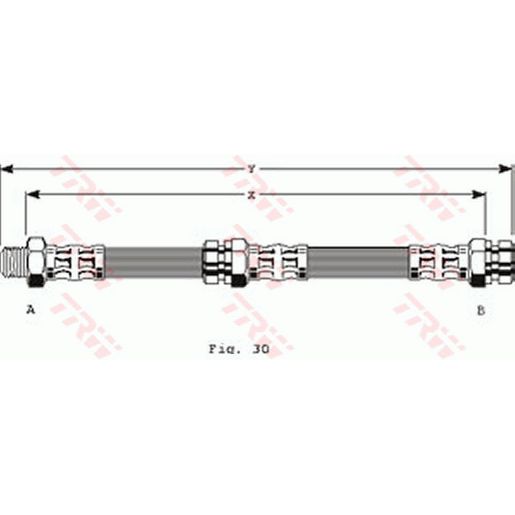 TRW — TRW Brake Hose - Moving to PHA181 — part number PHB141