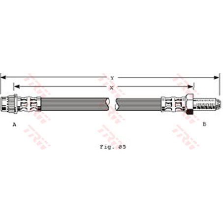 TRW — TRW Brake Hose — part number PHB295