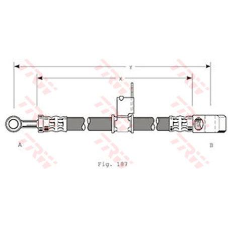 TRW — TRW Brake Hose — part number PHD177