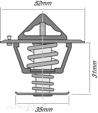 Tridon — Tridon Thermostat 52mm - 89 Degrees C — part number TT270-192