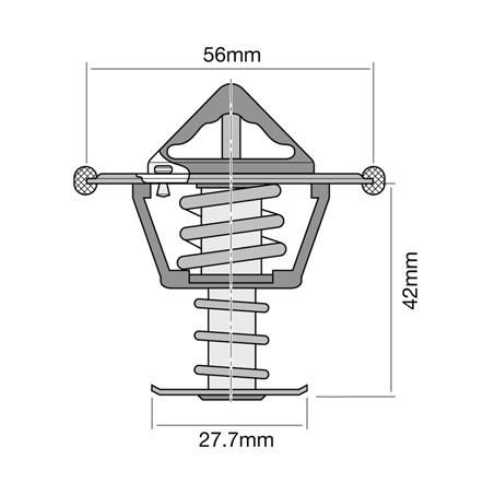 Tridon — Tridon Thermostat 56mm - 77 Degrees C — part number TT299-170