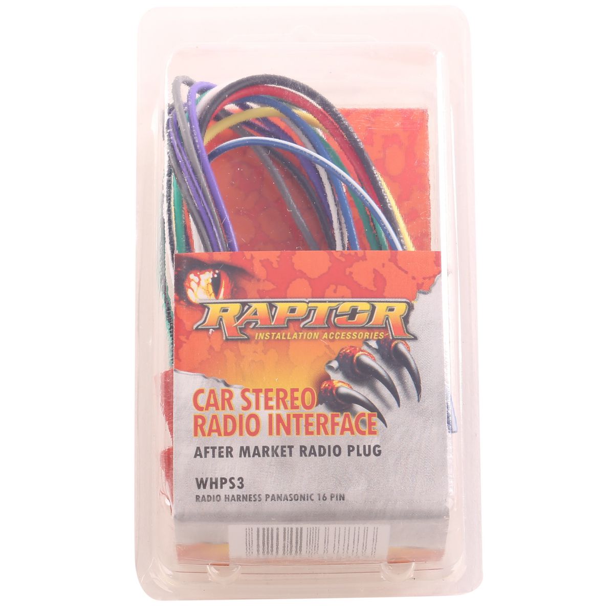 RAPTCA — Raptor Radio Harness - Panasonic 16-pin — part number WHPS3