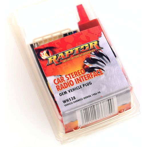 RAPTCA — Raptor Radio Harness - Honda 1986-98 — part number WH538