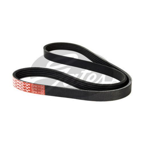 Gates — Gates Micro-V Multi Ribbed Drive Belt 5 Rib x 1195mm — part number 5PK1195