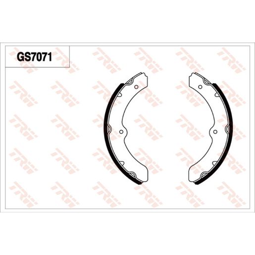 TRW — TRW Brake Shoe 320mm x 87mm — part number GS7071YO
