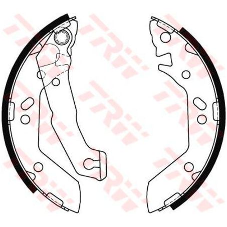 TRW — TRW Brake Shoe 180mm x 36mm — part number GS8684YO