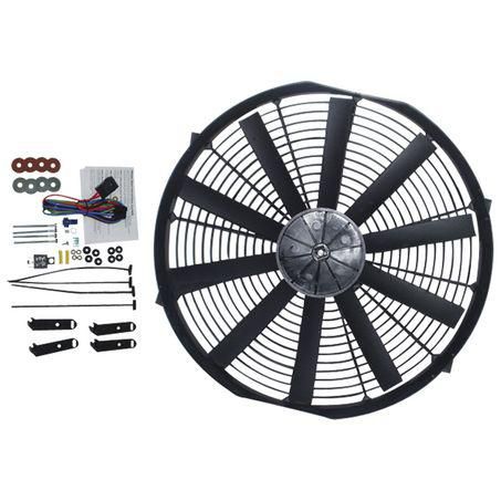 OEX — OEX Universal Cooling Fan 16IN 12V Pusher 1156 CFM - Reversible — part number EFX1612K