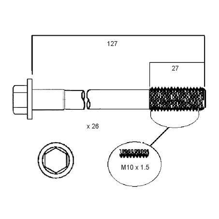 Permaseal — Permaseal Head Bolt Set — part number HBS093