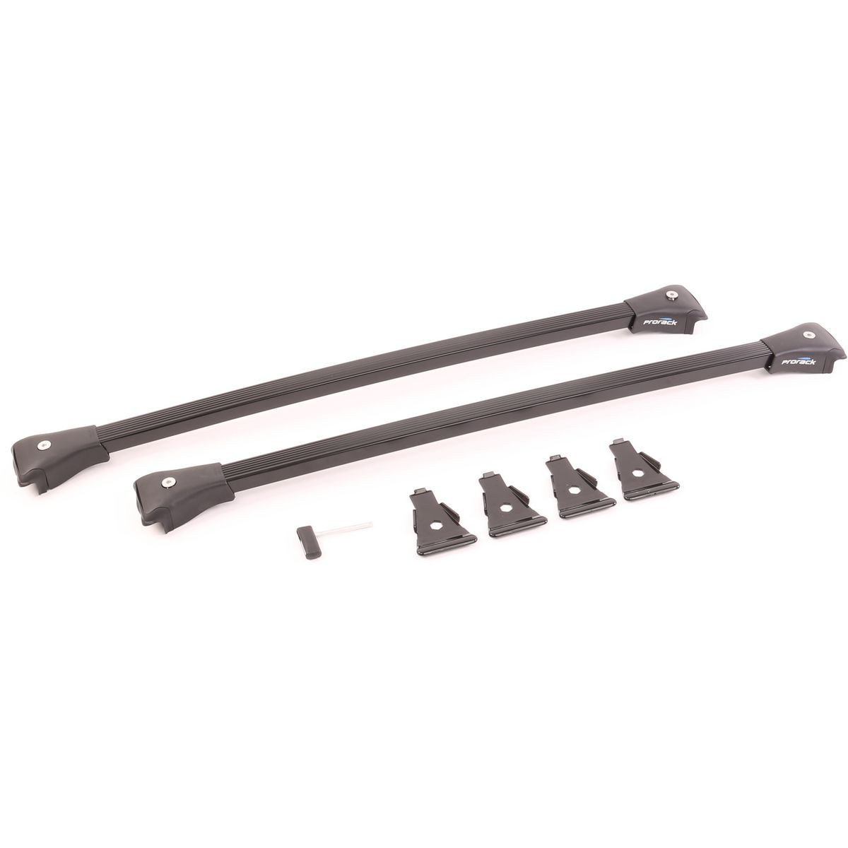 PRORACK — Prorack Standard Through Bar 80-90cm Pair Black — part number X2