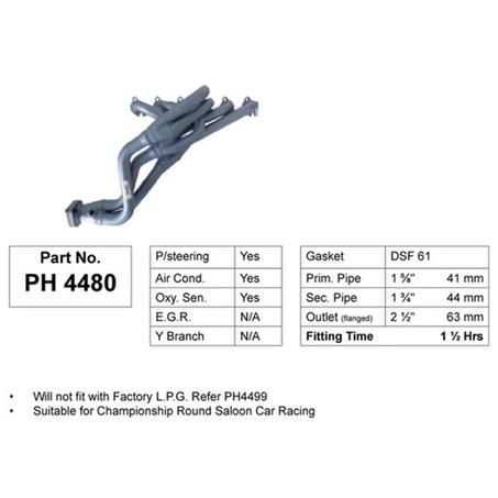 AUTOBEND — FALC EA-AU 6CYL COMP HEADER — part number PH4480