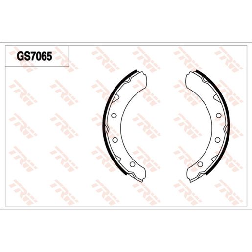 TRW — TRW Brake Shoe 228.6mm x 50mm — part number GS7065YO