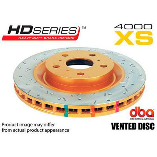 DBA Brakes — DBA Disc Brake Rotor 4000 XS Cross-drilled/slotted — part number DBA4648XS