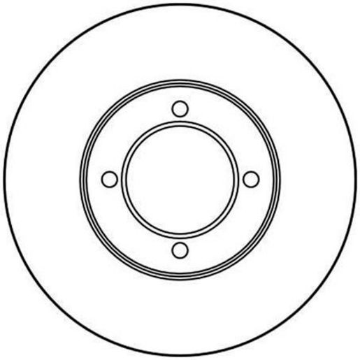 TRW — TRW Brake Rotor 248mm x 17 Min — part number DF2691S