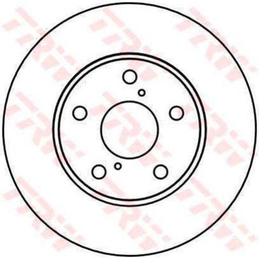 TRW — TRW Brake Rotor 275Mm X 28 Min — part number DF4114S