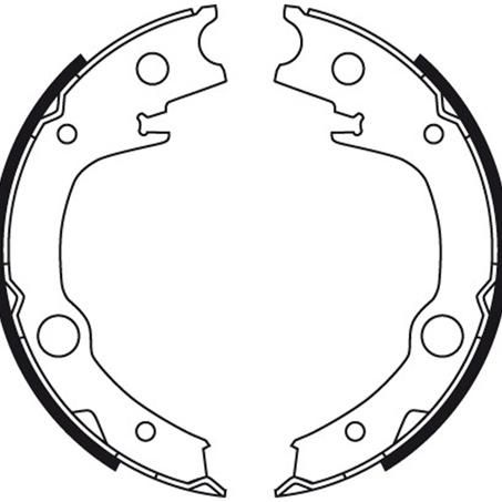 TRW — TRW Brake Shoe 172mm x 32mm — part number GS8723