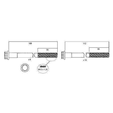 Permaseal — Permaseal Cylinder Head Bolt Set — part number HBS128