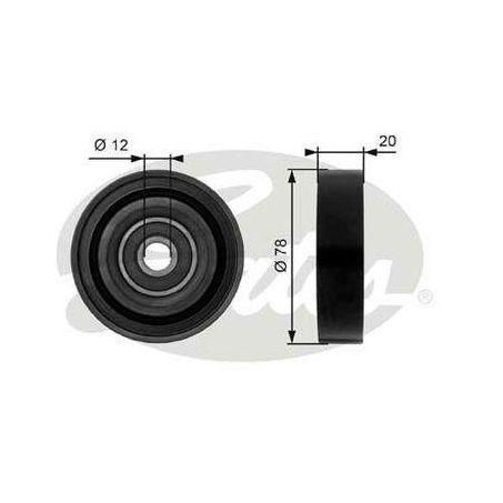Gates — Gates DriveAlign Tensioner Pulley — part number 36086