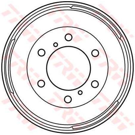 TRW — TRW Brake Drum — part number DB4141