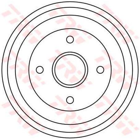 TRW — BRAKE DRUM — part number DB4275