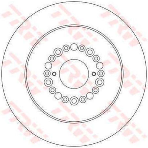 TRW — TRW Disc Brake Rotor 307mm x 15 Min — part number DF4289S