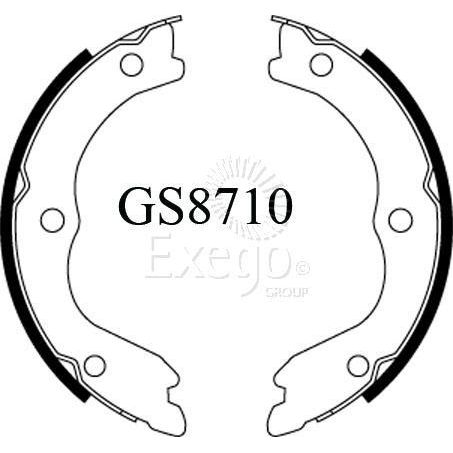 TRW — TRW Brake Shoe 170mm x 22mm — part number GS8710