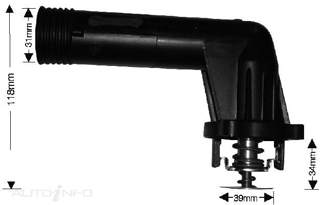 Dayco — Dayco Thermostat Includes Housing - 95 Degrees C — part number DT93L