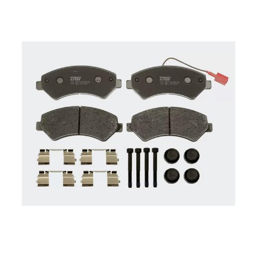 TRW — TRW Brake Pads Set Inc. 1 x Wear Sensor — part number GDB1703