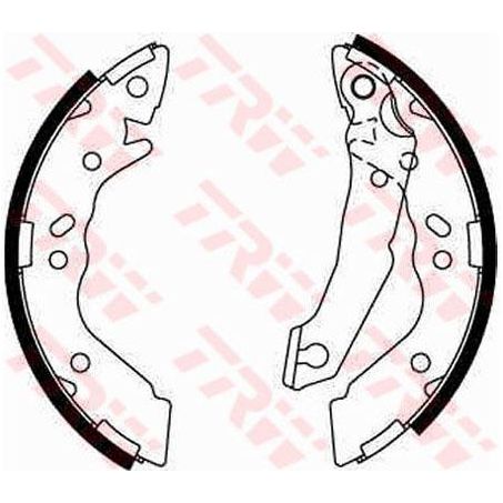 TRW — TRW Brake Shoe 180mm x 32mm — part number GS8658YO