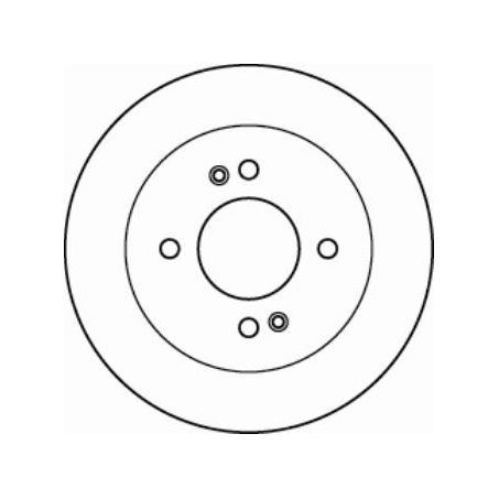 TRW — TRW Brake Rotor 234mm x 8.4 Min — part number DF4801