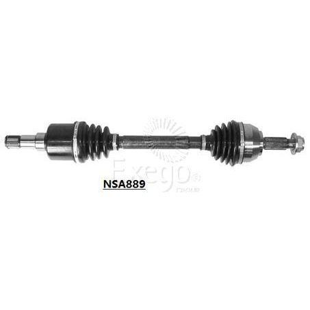 Repco — Repco Front Left CV Drive Shaft, Compressed Length: 613 mm — part number NSA889