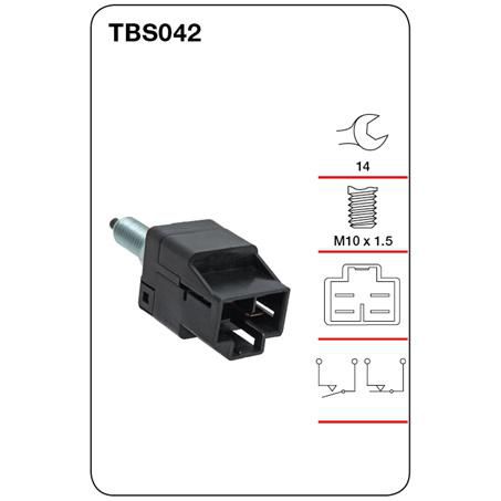 Tridon — BRAKE LGHT SWITCH (TBS1097) — part number TBS042
