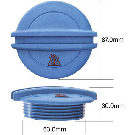 Tridon — Tridon Expansion Tank Cap 18 Psi - 130 kPa Plastic Screw On — part number DH18130