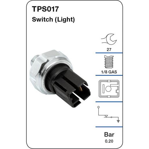 Tridon — Tridon Oil Pressure Switch — part number TPS017