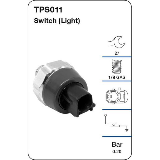 Tridon — Tridon Oil Pressure Switch — part number TPS011