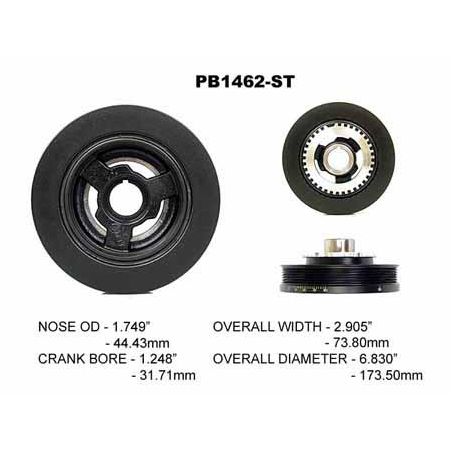 PBOND — Powerbond Harmonic Balancer — part number PB1462ST