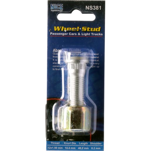 Nice — Nice Products Wheel Stud And Nut — part number NS381