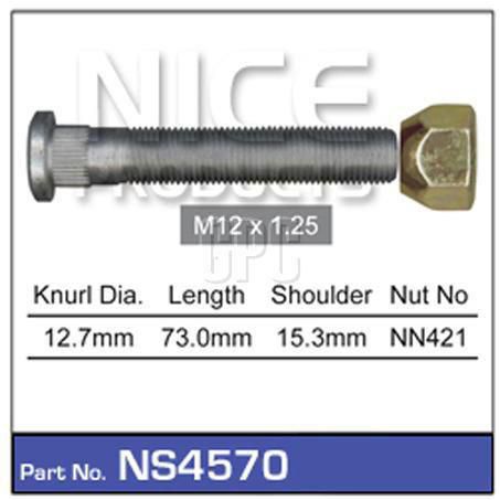 Nice — Nice Products Wheel Stud And Nut — part number NS4570