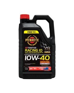 Penrite — Penrite 10 Tenths Racing 10W-40 Engine Oil 5L — part number RACING10W40005
