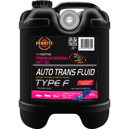 Penrite — Penrite ATF FS Multi-Vehicle Automatic Transmission Fluid 20L — part number ATFFS020