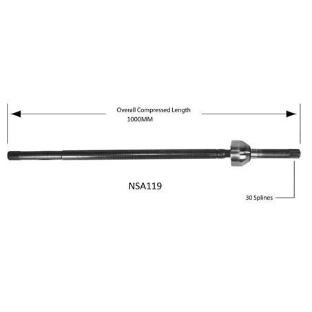 Repco — Repco Front Left CV Drive Shaft, Compressed Length: 1,000 mm — part number NSA119