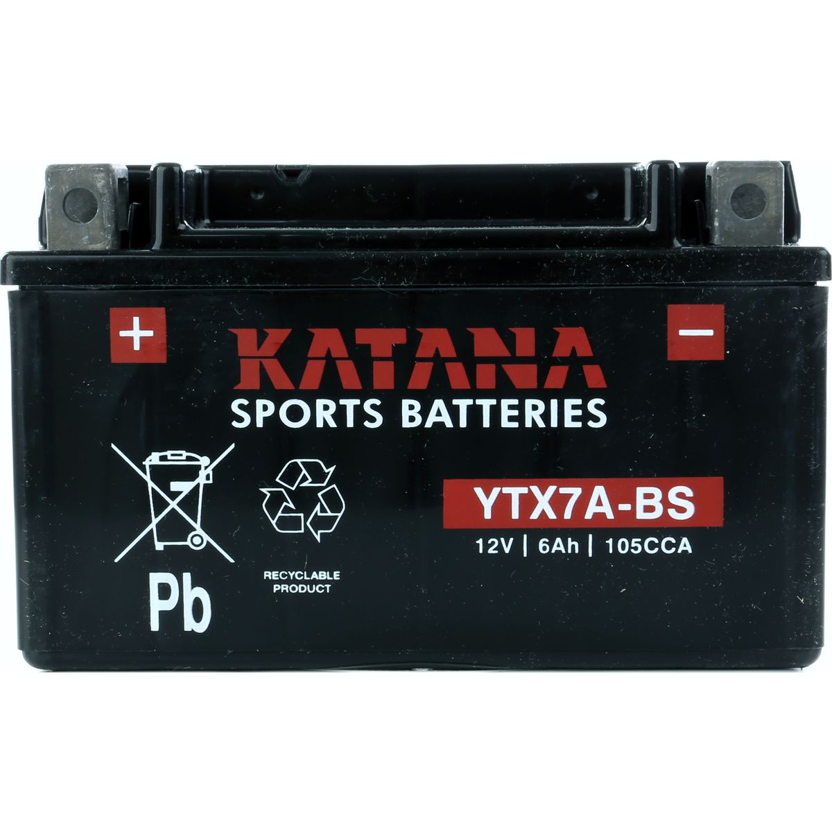 KATANA — Katana Motorcycle Battery - VRLA — part number YTX7ABS