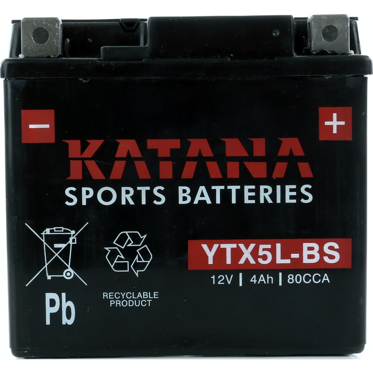 KATANA — Katana Motorcycle Battery - VRLA — part number YTX5LBS