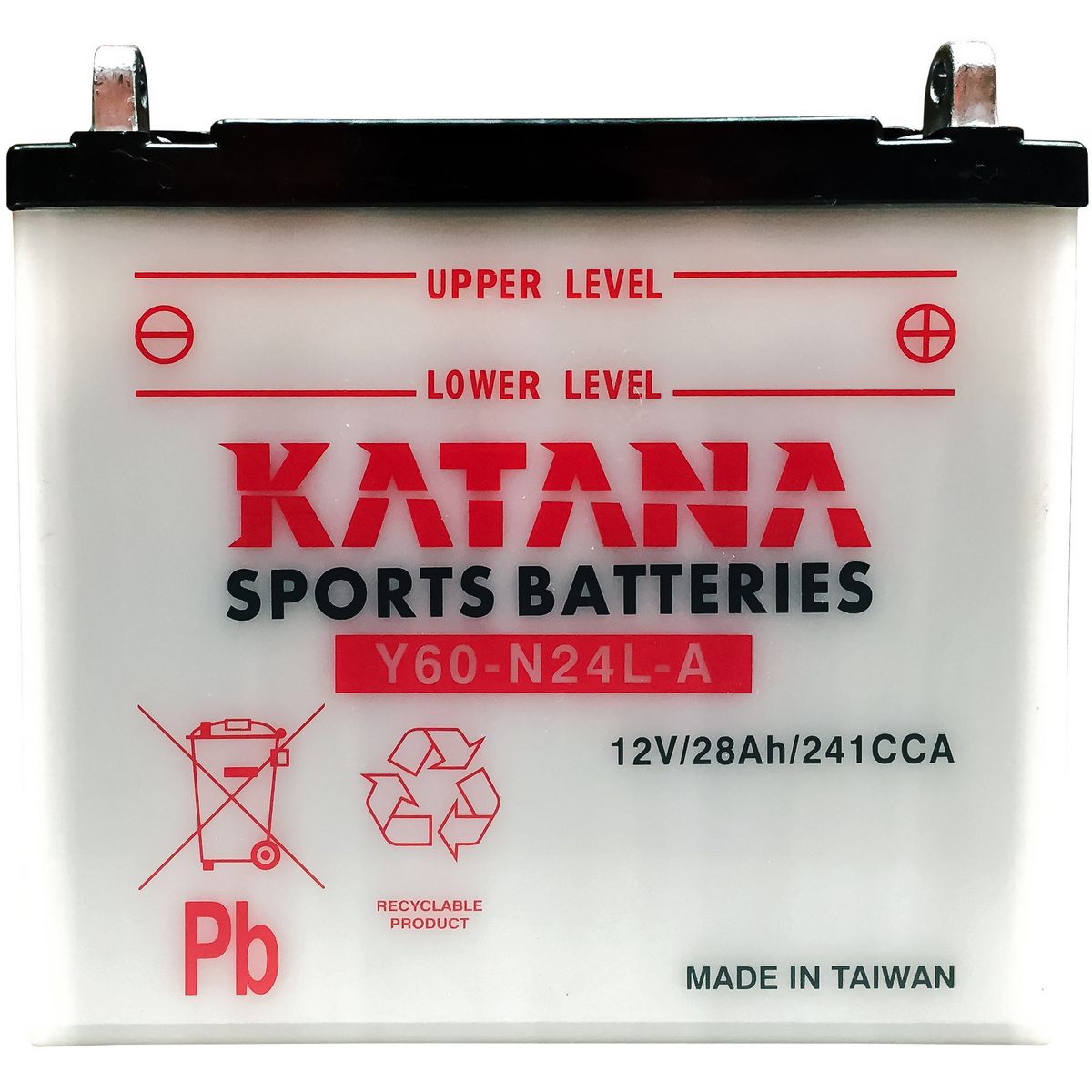 KATANA — Katana Motorcycle Battery - Premium Conventional — part number Y60-N24L-A
