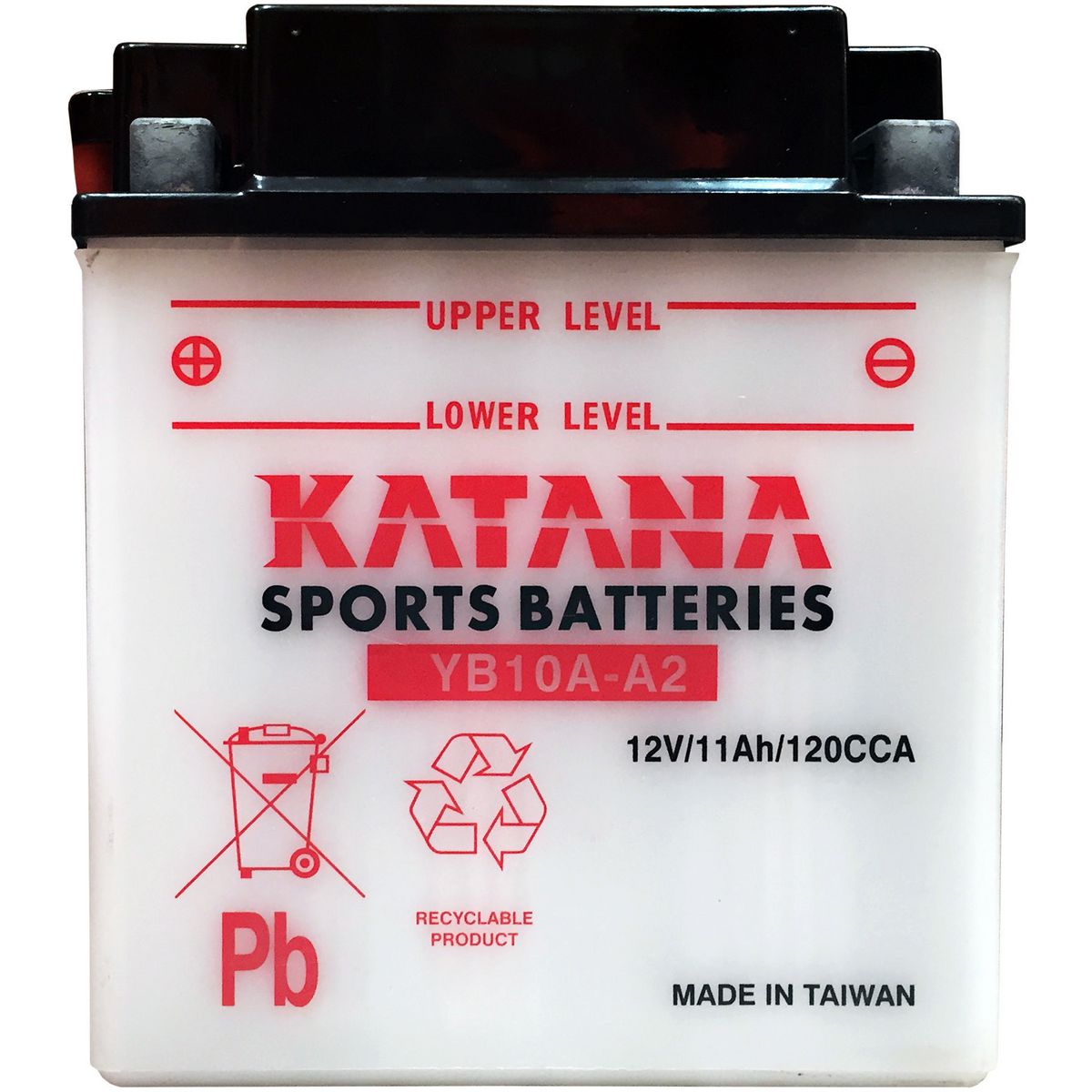 KATANA — Katana Motorcycle Premium Battery — part number YB10A-A2